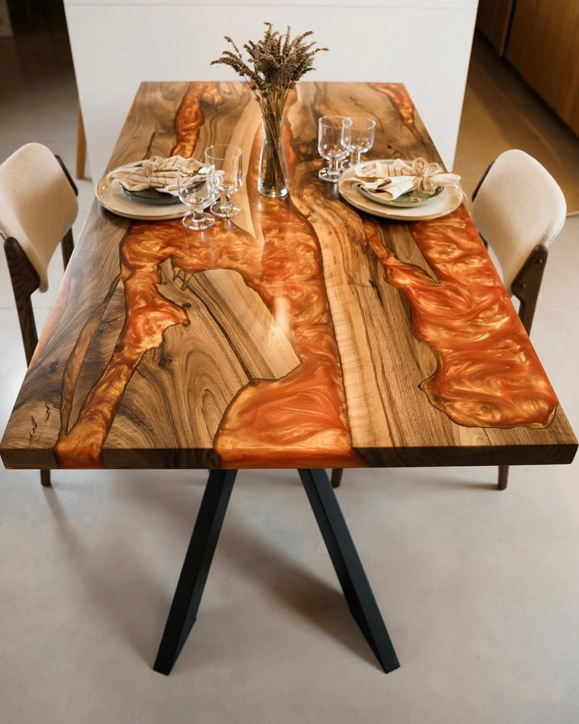 Brillant resin